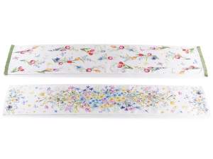 ingrosso runner tavola stoffa fiori