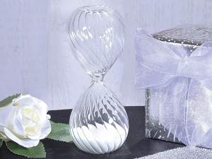 vente en gros sablier verre à neige