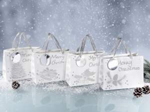Grossistes sacs de Noël décoration argent