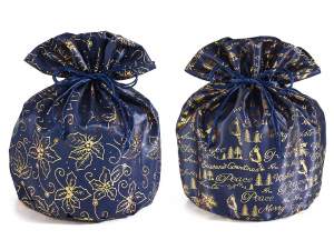 Sacs de panettone bleus en gros