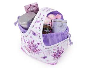 sac panier en gros avec sachet de lavande