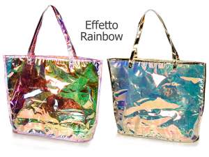 Grossiste sacs arc en ciel holografique