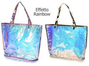 Grossiste sacs arc en ciel holografique
