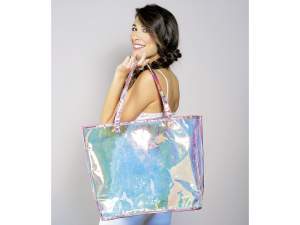 Grossiste sacs arc en ciel holografique