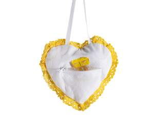 sac citron en forme de cœur en gros