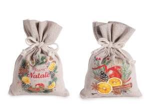 sac de Noël en coton en gros