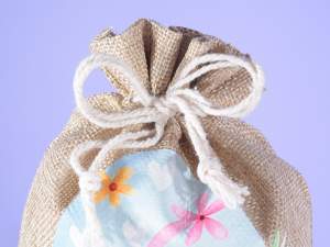 sacs en jute en gros Joyeuses Pâques