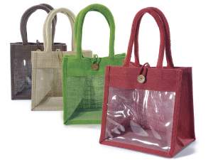 Sac en jute transparent