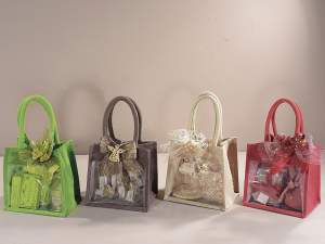 Sac en jute transparent