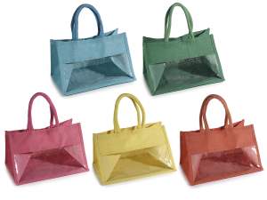 sacs de jute colorés en gros