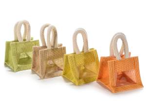 Sacs en jute en gros, emballage cadeau