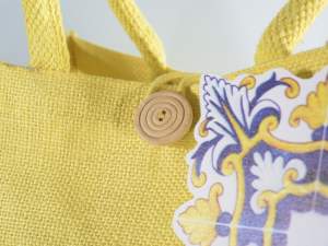 sacs en jute colorés en gros
