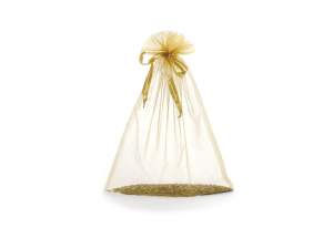 Sac en organza doré