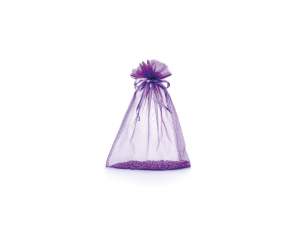 Sac en organza violet