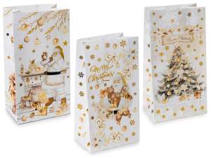 sacs en papier de Noël en gros