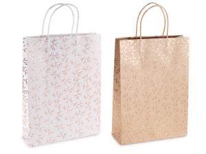 sac imprimé de Noël en gros papier décoré