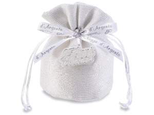 sac de faveur de mariage en gros mariage argenté