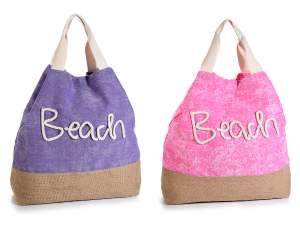 Sac de plage en tissu en gros
