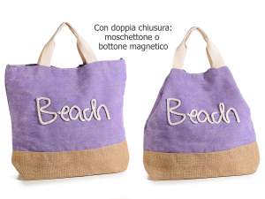 Sac de plage en tissu en gros
