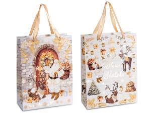 Sacs de Noël en gros avec poignées