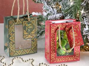 sacs en papier à fenêtre en gros
