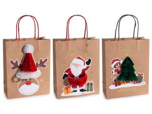 sacs de Noël 3D en gros