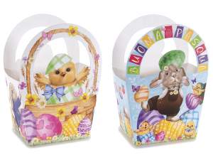 ingrosso cestino di carta portadolci pasqua
