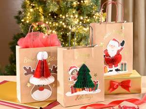ingrosso sacchetti natale 3D