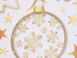 Ingrosso sacchetti natale carta oro