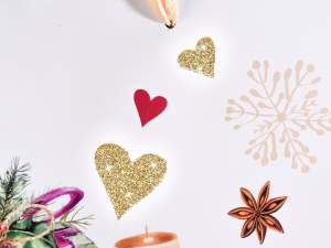 ingrosso sacchetto natale glitter