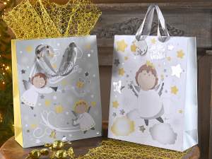 Ingrosso sacchetto natale angeli