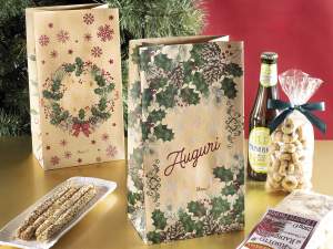 ingrosso sacchetti buste natale carta kraft