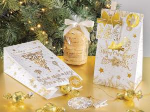 ingrosso sacchettino regalo natale carta