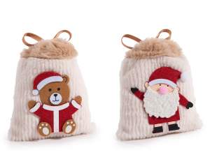 ingrosso sacchetto natale babbo orsetto
