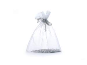 Sacchetto organza argento