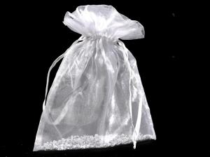 Sacchetto organza argento