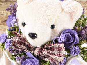 Sacchetto organza  con orsetto