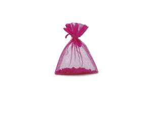 Sacchetti in organza fucsia