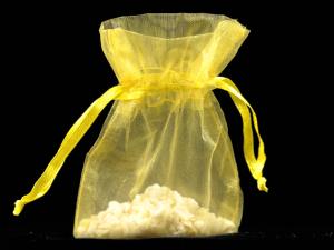 Sacchetto organza giallo grossisti
