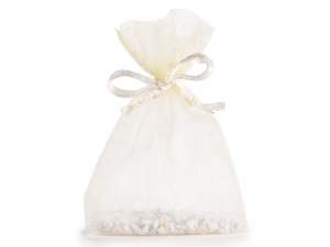 Ingrosso sacchetto organza giallo canarino
