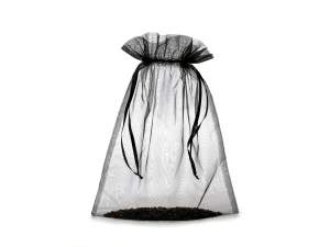 Sacchetto organza nero