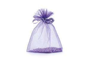 Sacchetti organza viola orchidea