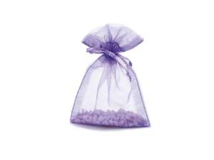 Sacchetto organza viola