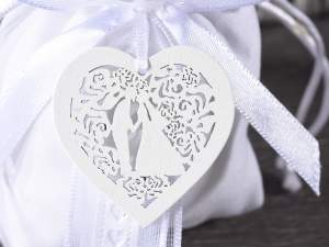 Grossista sacchetti cuore matrimonio bomboniere