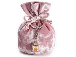 Grossisti sacchetti velluto rosa