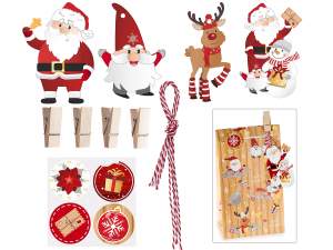 grossista sacchetto molletta natale