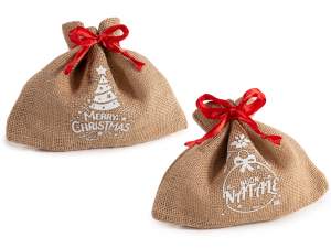 Noël : sacs cadeaux, paniers et pochettes