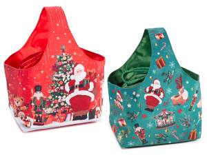 Noël : sacs cadeaux, paniers et pochettes