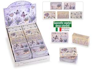 ingrosso saponette lavanda vegetali