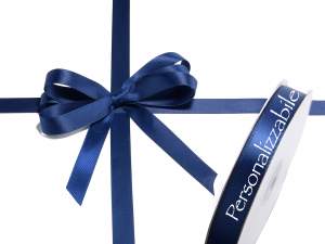 Personalized night blue ribbon